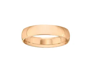 5mm Half Round 14 Karat Rose Gold Band