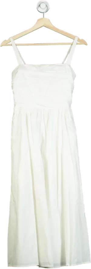 Abercrombie & Fitch White Maxi Dress UK XS