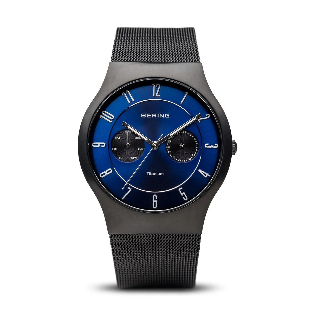 Bering Sale Titanium Brushed Black Watch