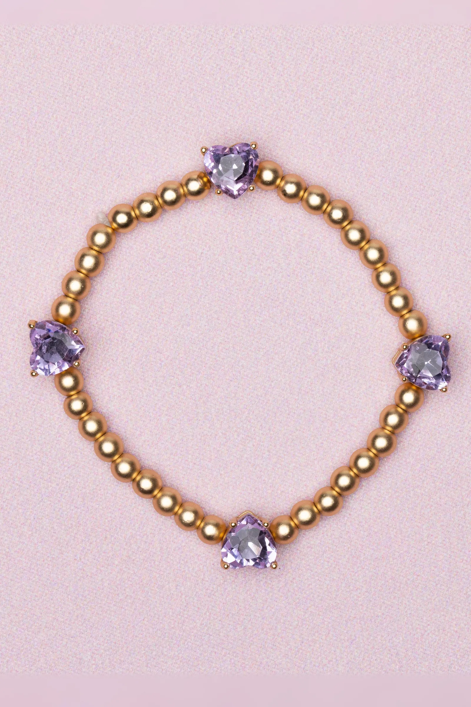 Boutique Chic Amethyst Love Bracelet