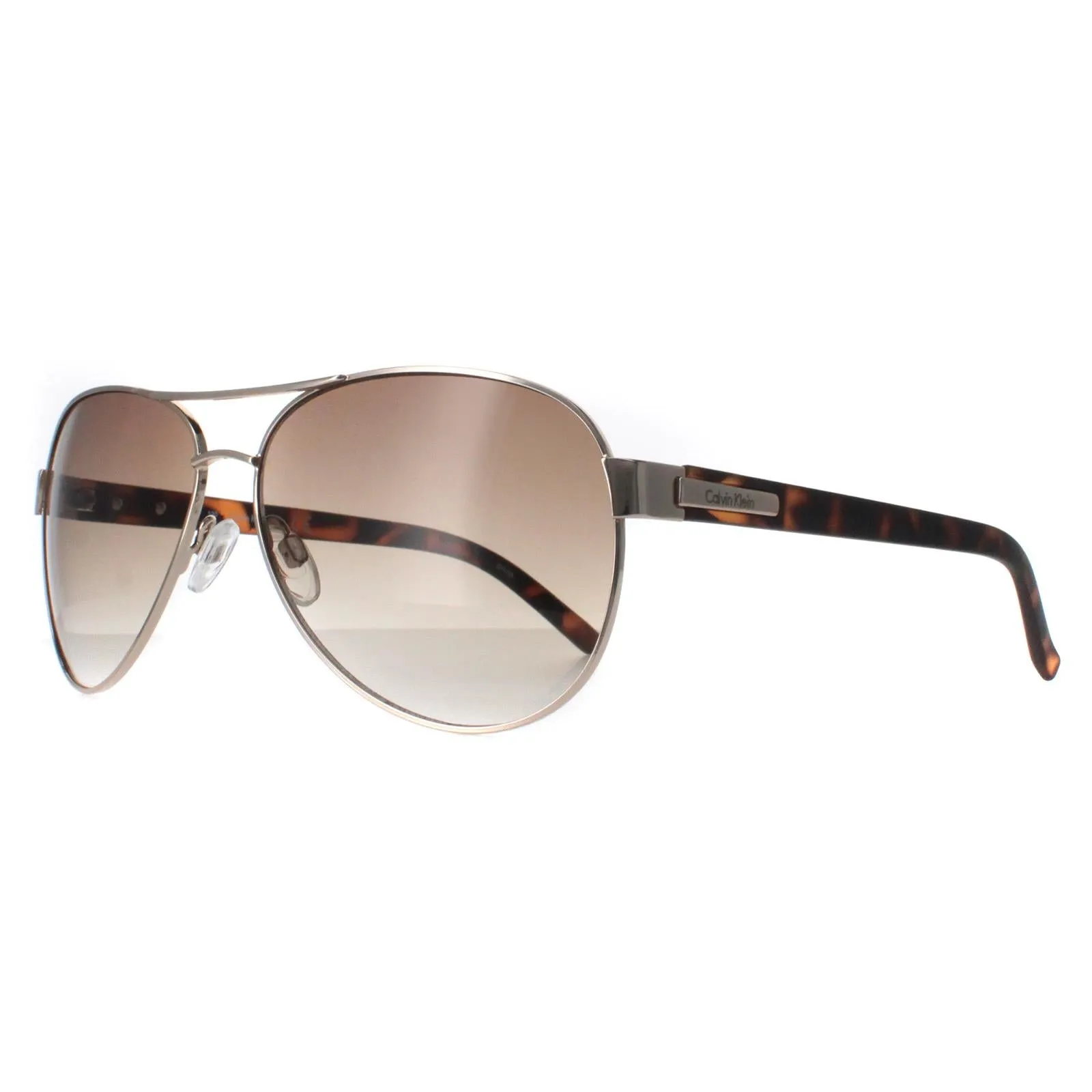 Calvin Klein Sunglasses R356S 718 Golden Brown Gradient