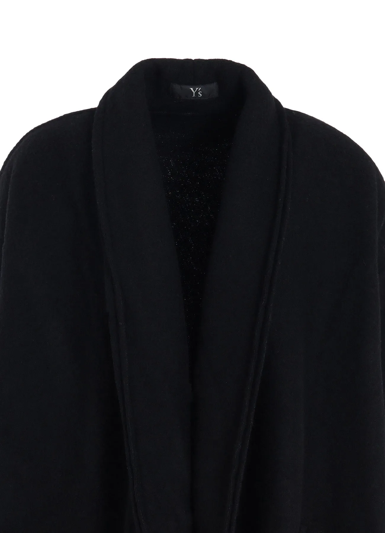 DOUBLE FRENCHTERRY FRONT DRAPE CARDIGAN