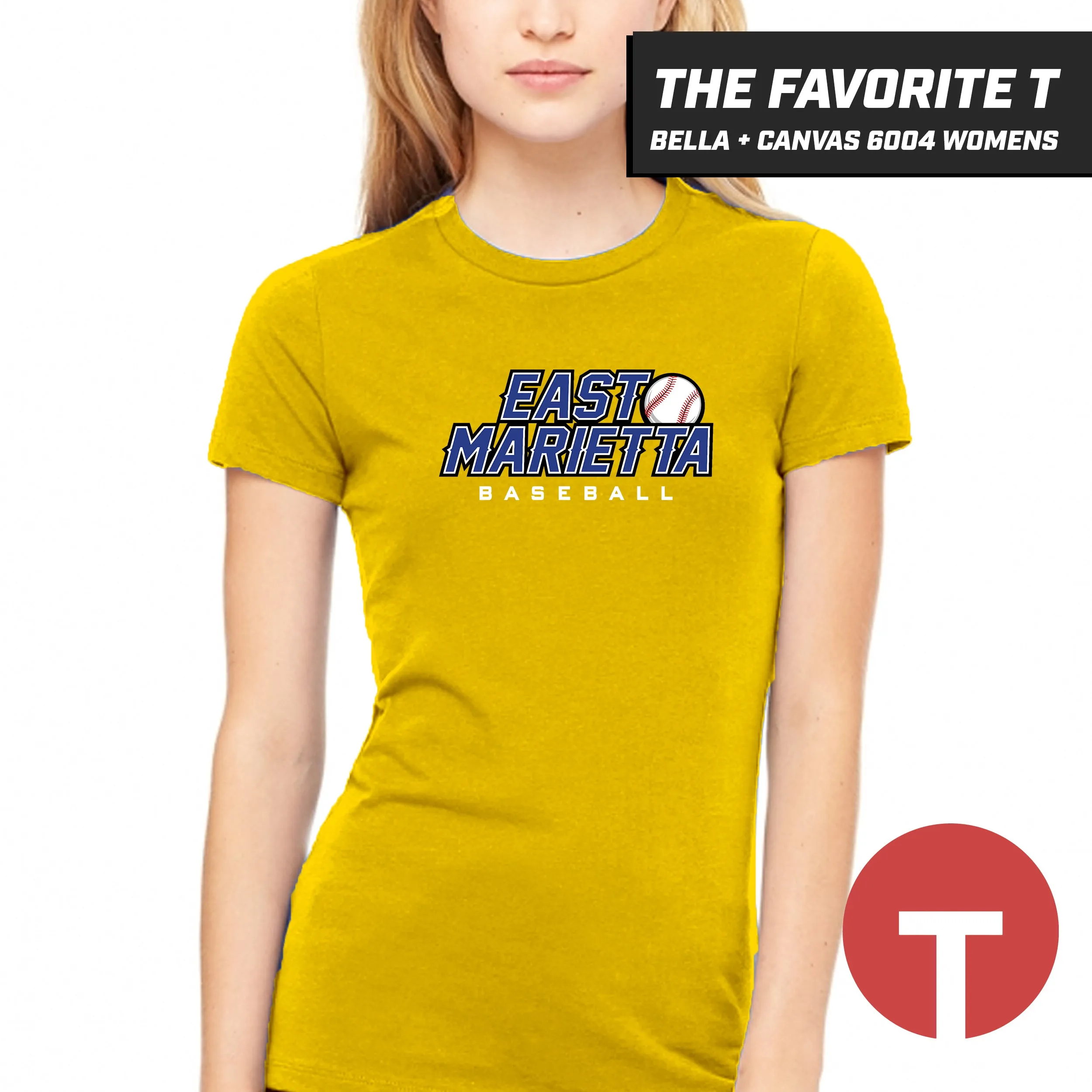 East Marietta Little League - Bella Canvas 6004 Womens "Favorite T"