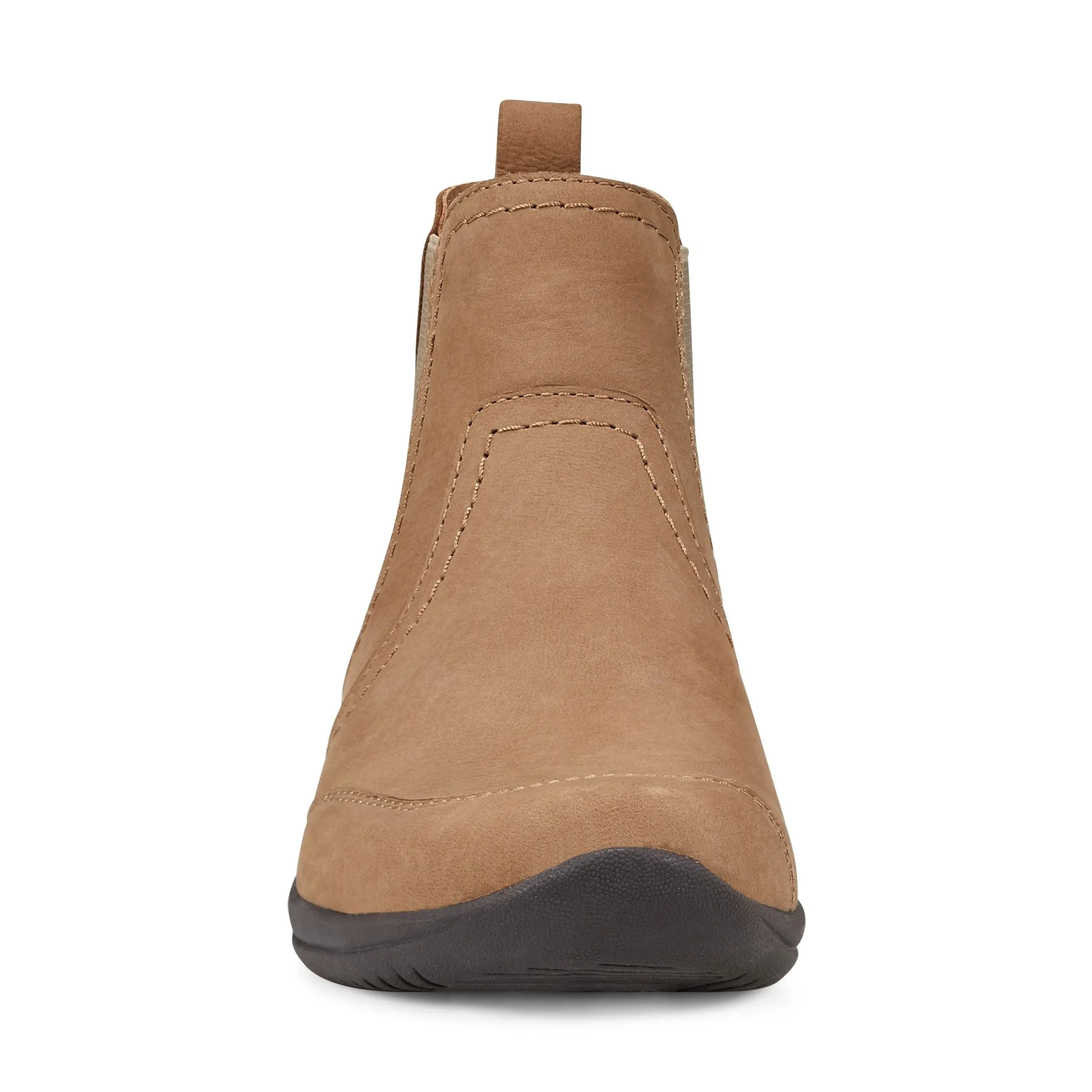 Faine Round Toe Casual Slip-on Flat Booties