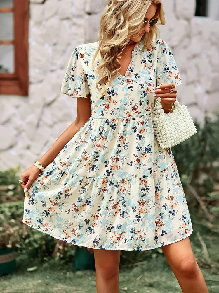 Floral Lightweight Dress for Women | Elaine