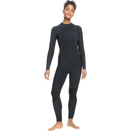 GBS Swell Series Wetsuit with 5/4/3mm Back Zip - Women's Roxy, Black