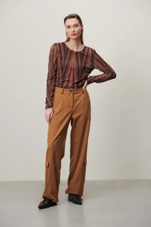 Gio Top | Brown Black