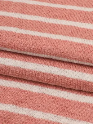 Hemp & Organic Cotton Blended Light Weight Stripe Jersey Fabric For Tshirt ( J2017Y Group )