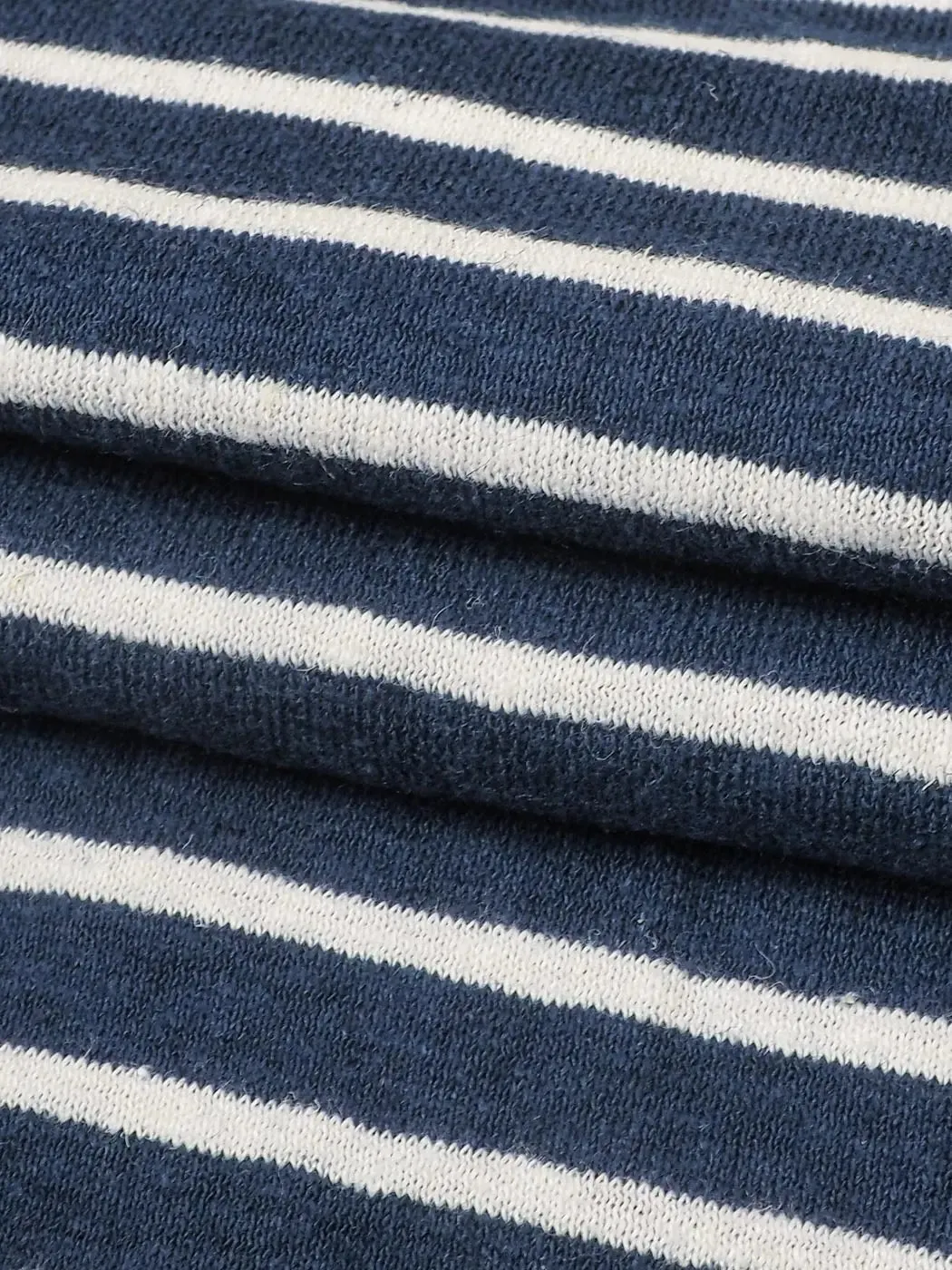 Hemp & Organic Cotton Blended Light Weight Stripe Jersey Fabric For Tshirt ( J2017Y Group )