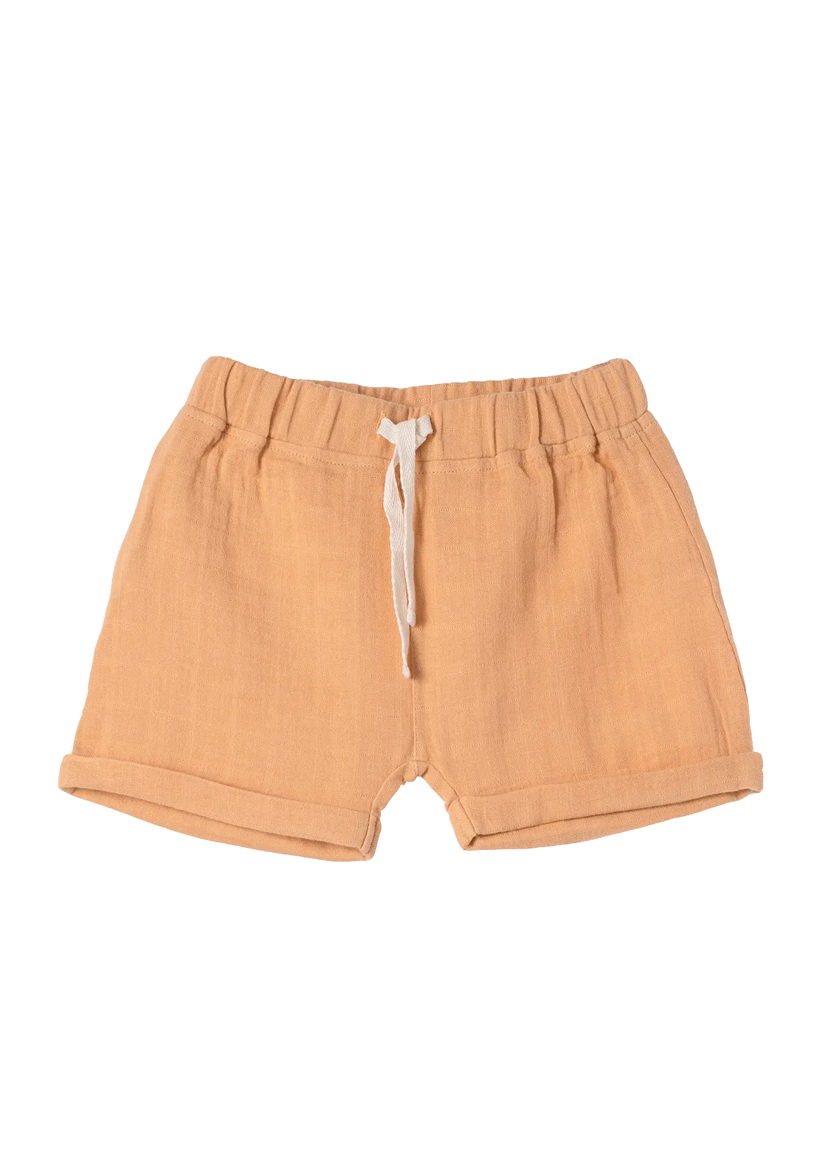 Jimmy shorts Play of Colors Earth Ochre organic muslin