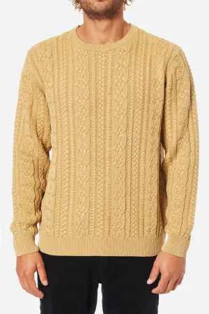 KATIN FISHERMAN SWEATER - DRIFTWOOD