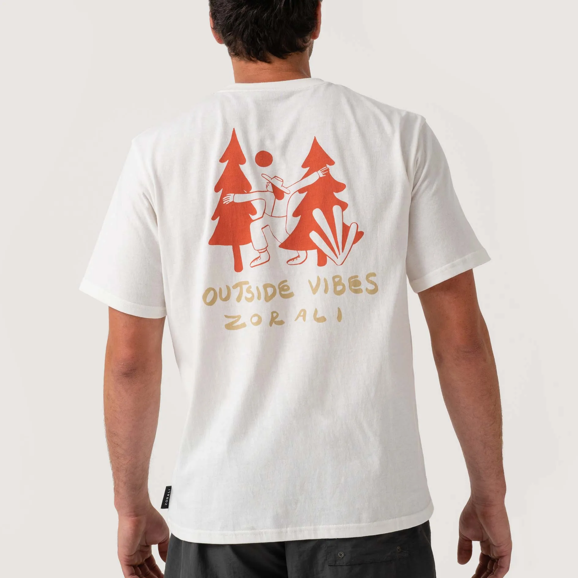 Mens Outside Vibes T-Shirt White