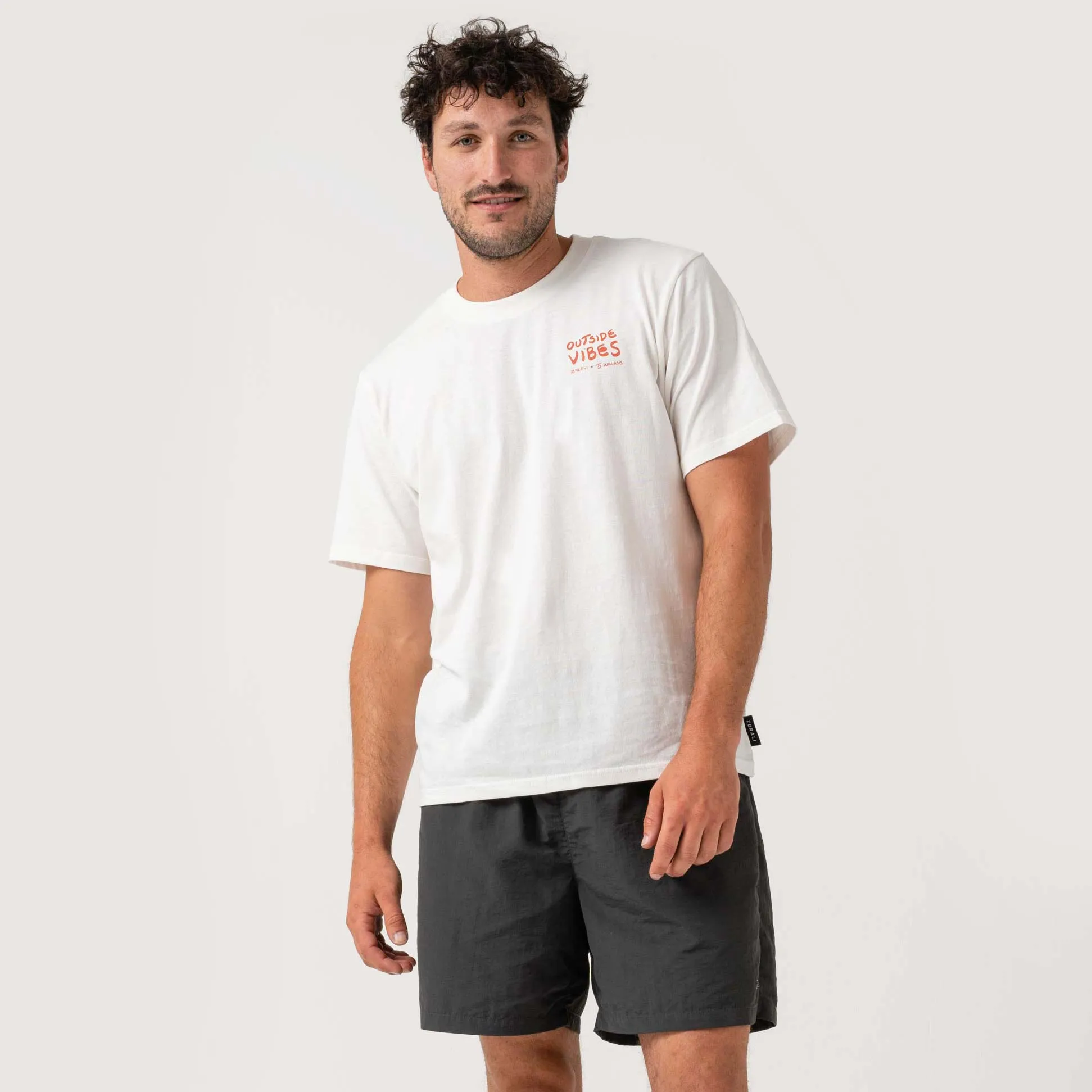 Mens Outside Vibes T-Shirt White