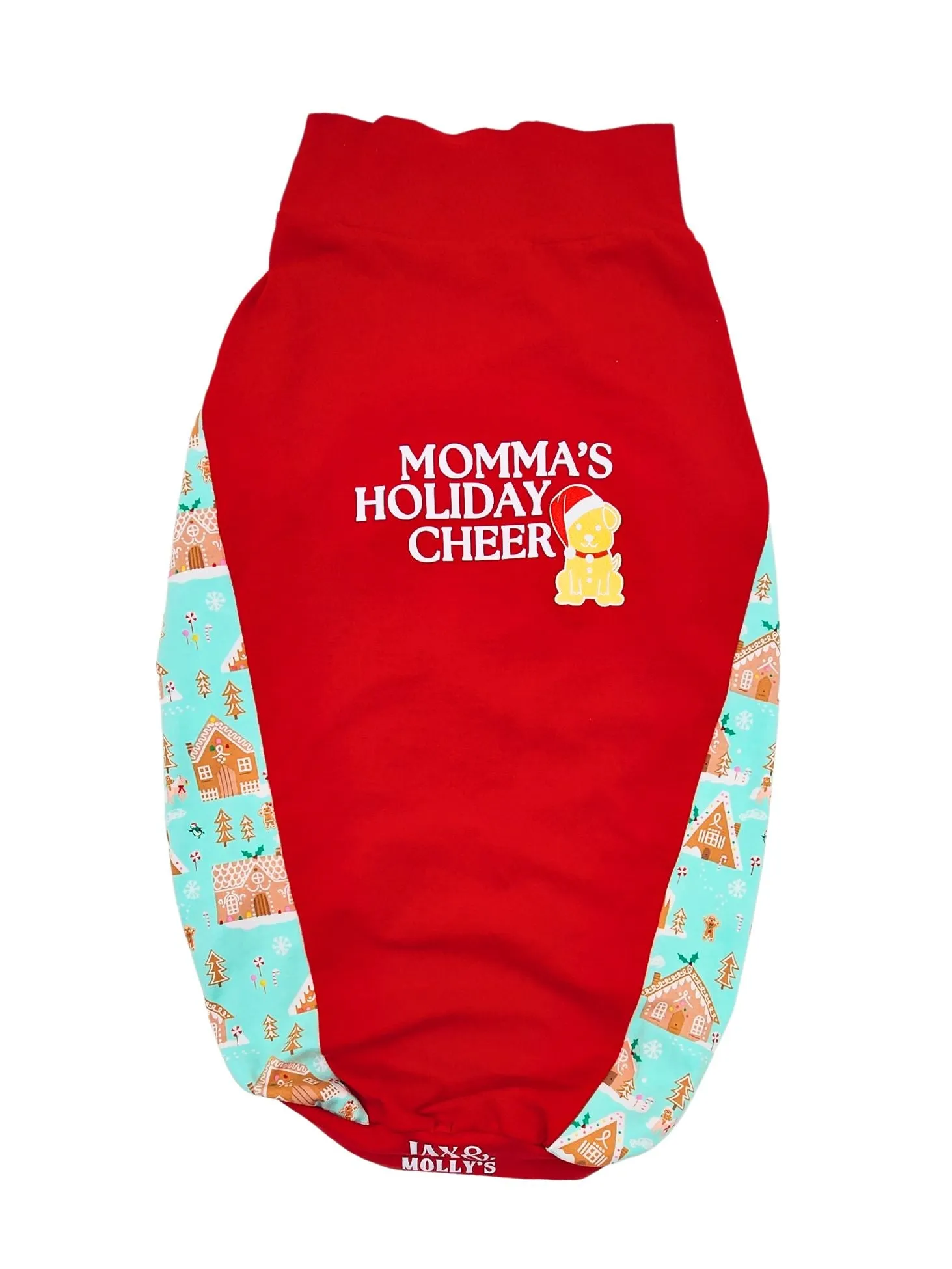 Momma's Holiday Cheer Dog Tank | Custom Vinyl Print