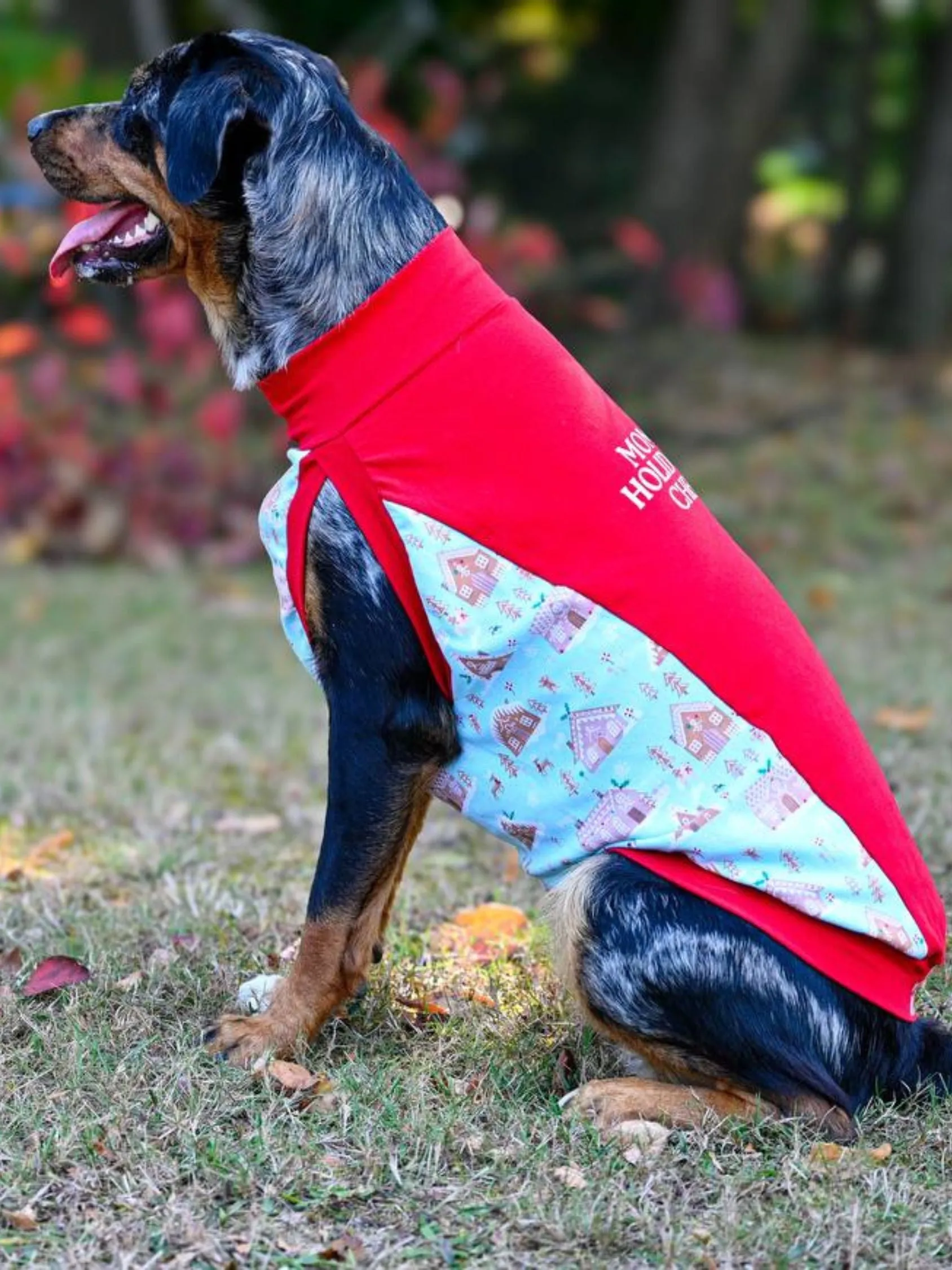 Momma's Holiday Cheer Dog Tank | Custom Vinyl Print