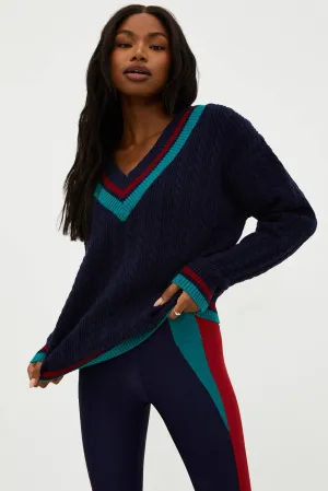 Montana Sweater Ultramarine Colorblock