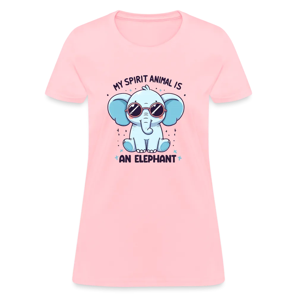 My Spirit Animal is an Elephant Women's Contoured T-Shirt