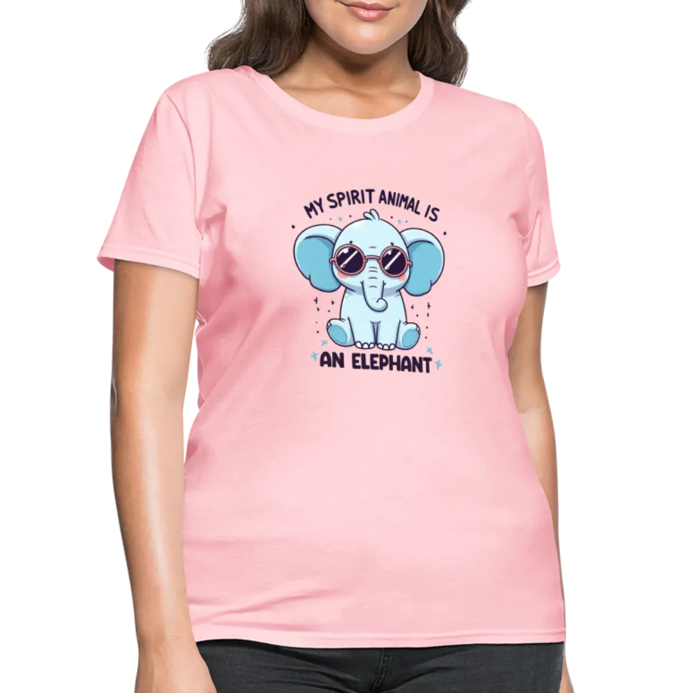 My Spirit Animal is an Elephant Women's Contoured T-Shirt