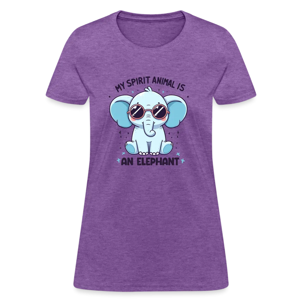 My Spirit Animal is an Elephant Women's Contoured T-Shirt