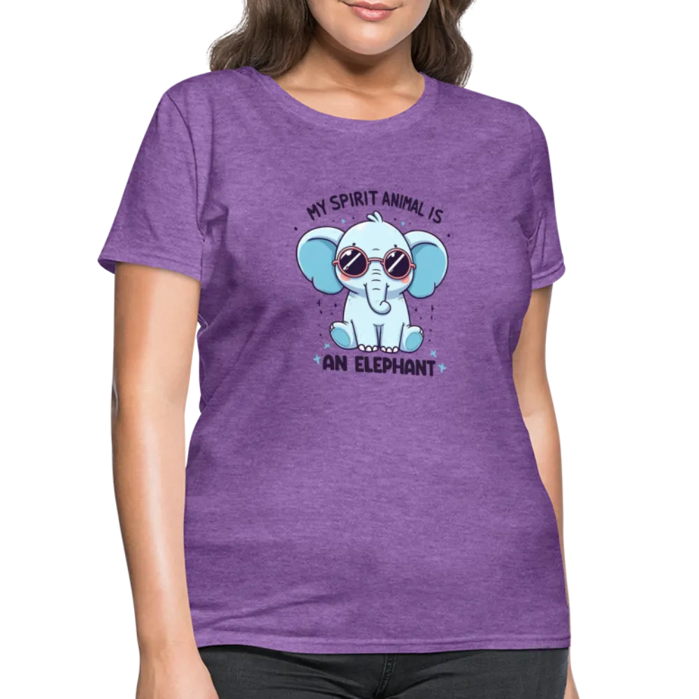 My Spirit Animal is an Elephant Women's Contoured T-Shirt