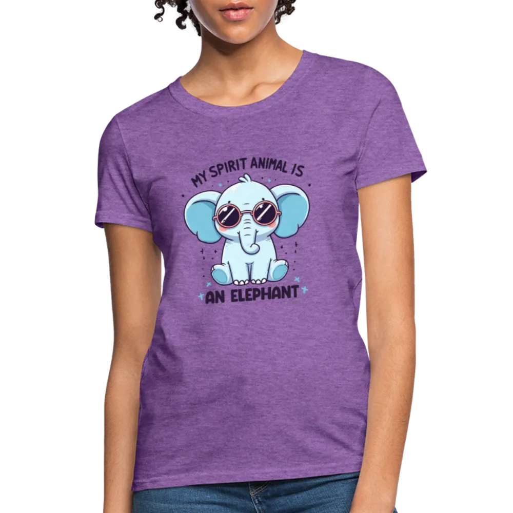 My Spirit Animal is an Elephant Women's Contoured T-Shirt