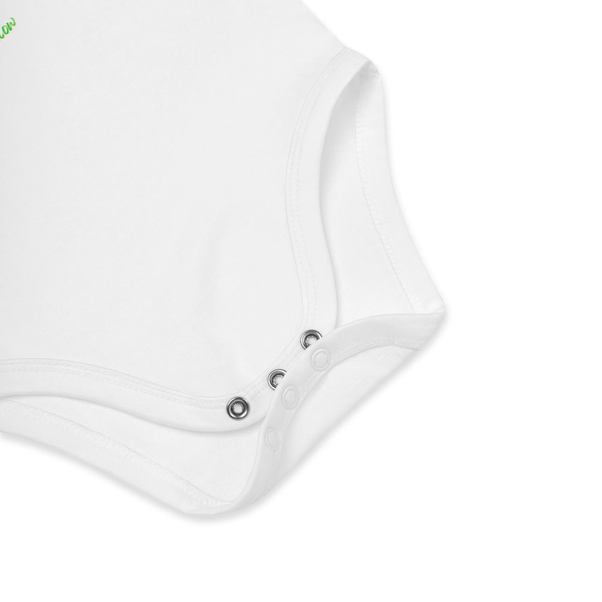 Organic cotton baby bodysuit, Love  Hugo - Fitz & Willow