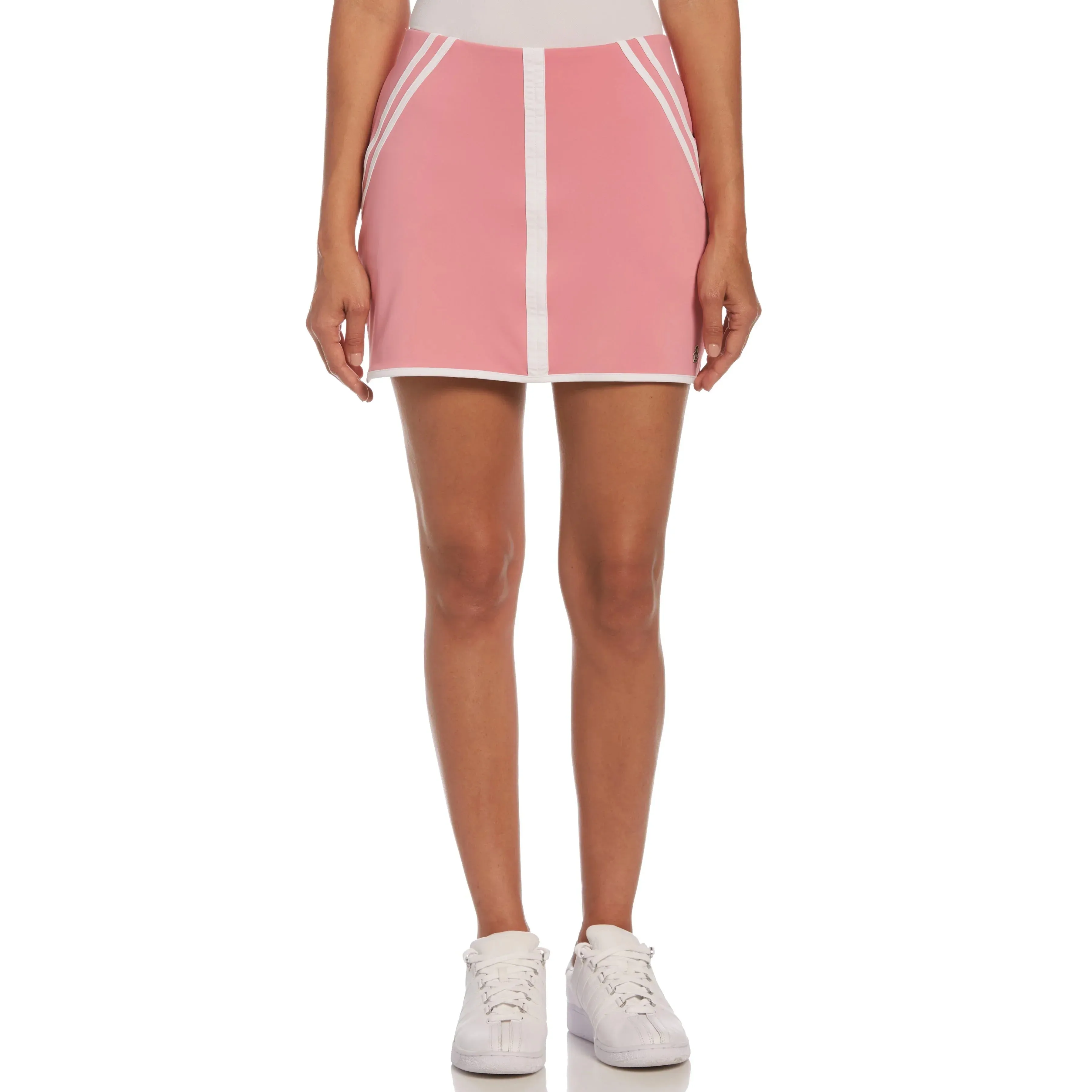 Original Penguin Womens A-Line Golf Skort with Contrast Binding 14" - CASHMERE ROSE