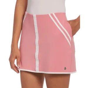 Original Penguin Womens A-Line Golf Skort with Contrast Binding 14" - CASHMERE ROSE