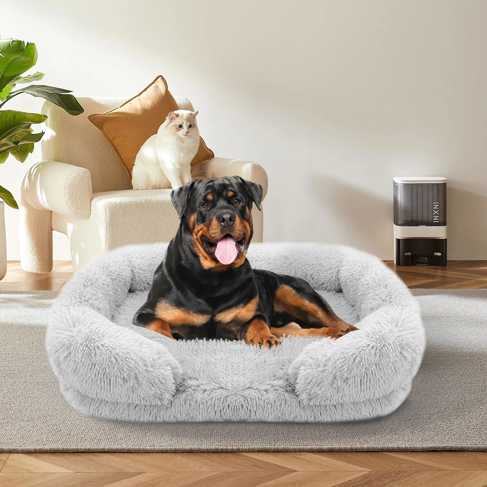 Pet Dog Comfort Bed Plush Bed Comfortable Nest Removable Cleaning Kennel XL