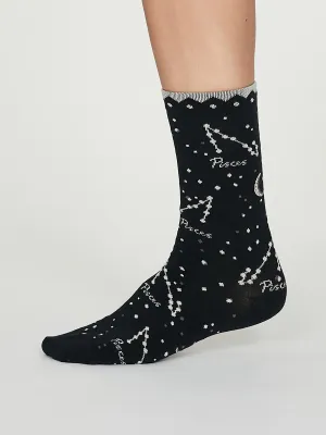 Pisces Zodiac Bamboo Organic Cotton Horoscope Star Sign Socks