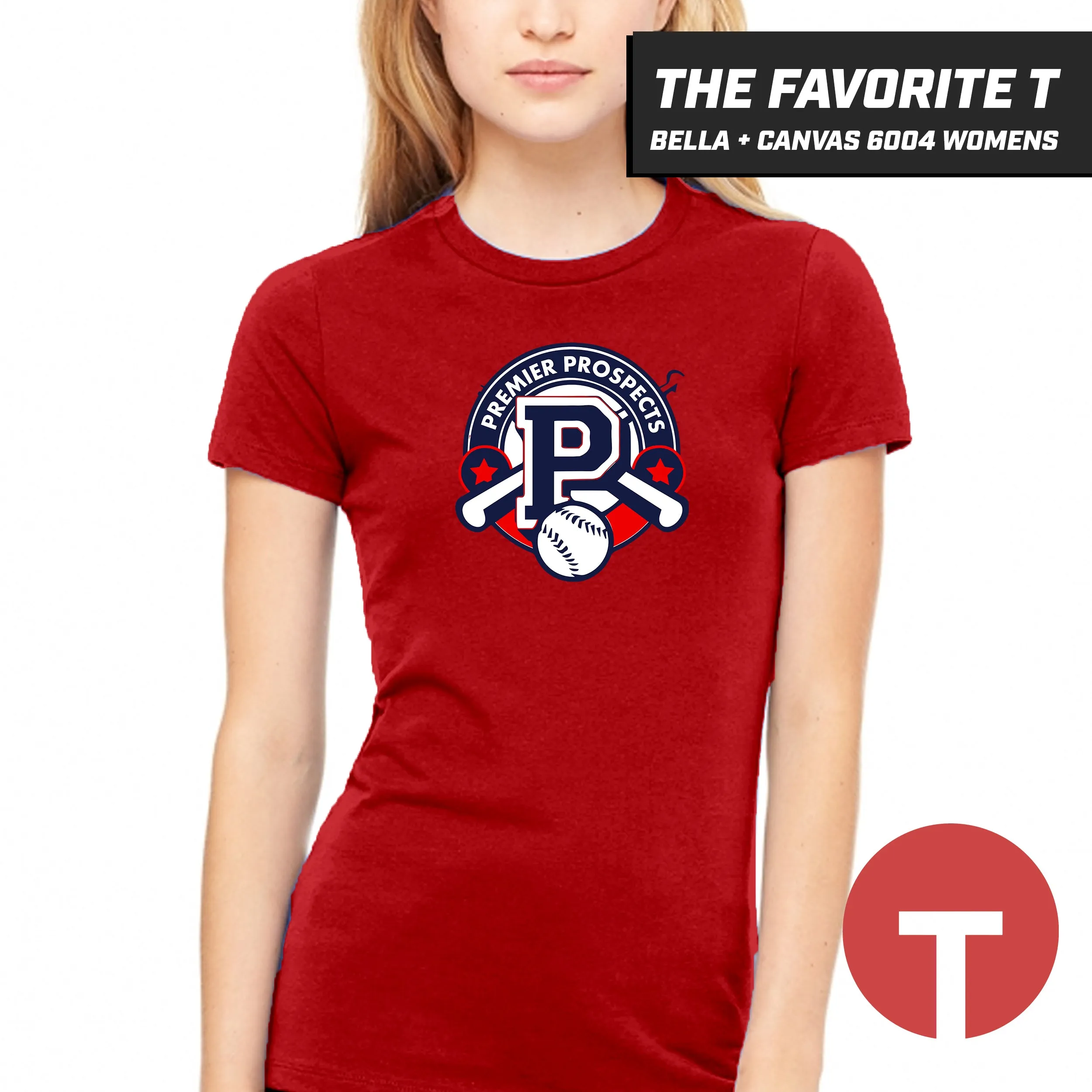 Premier Prospects - Bella Canvas 6004 Womens "Favorite T"