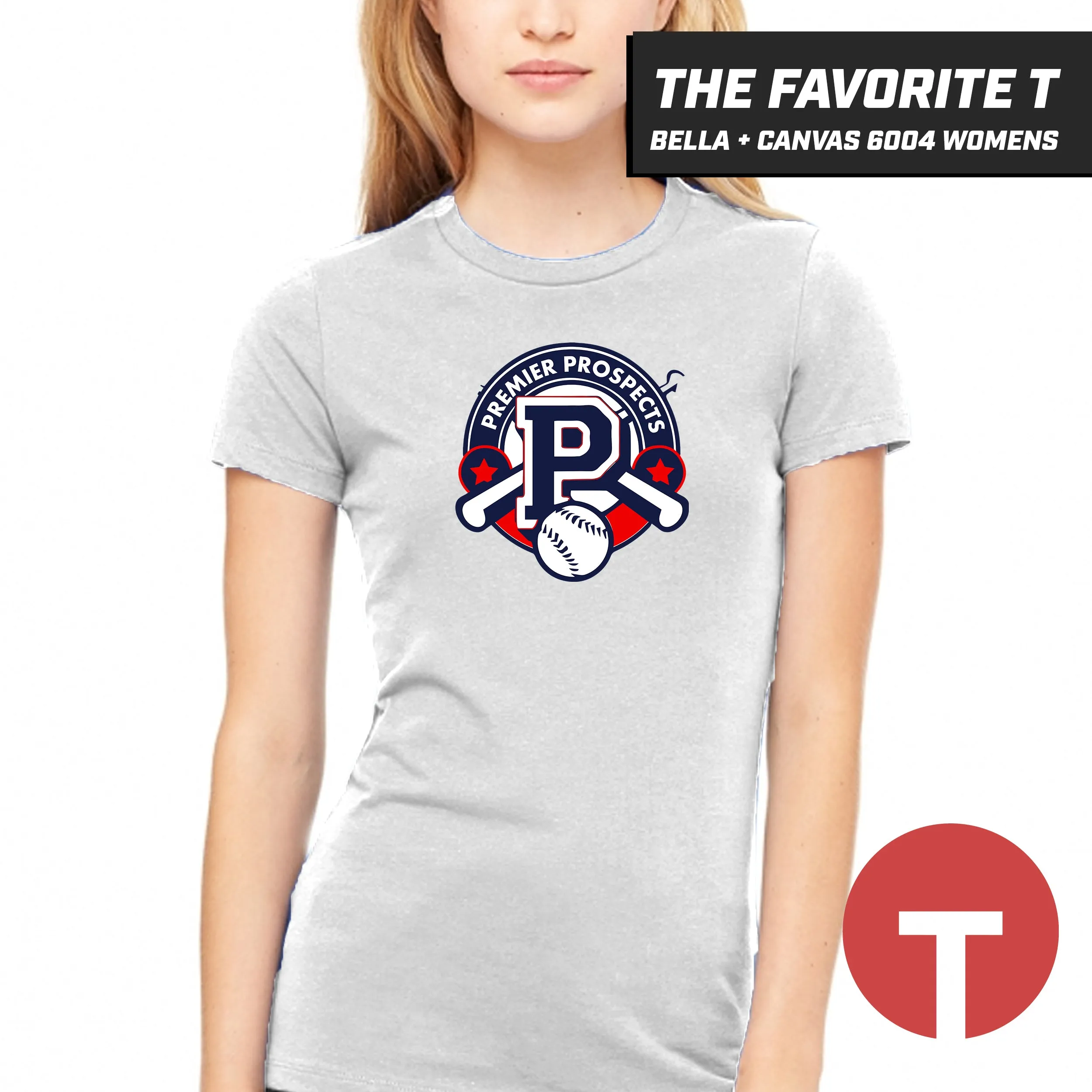 Premier Prospects - Bella Canvas 6004 Womens "Favorite T"