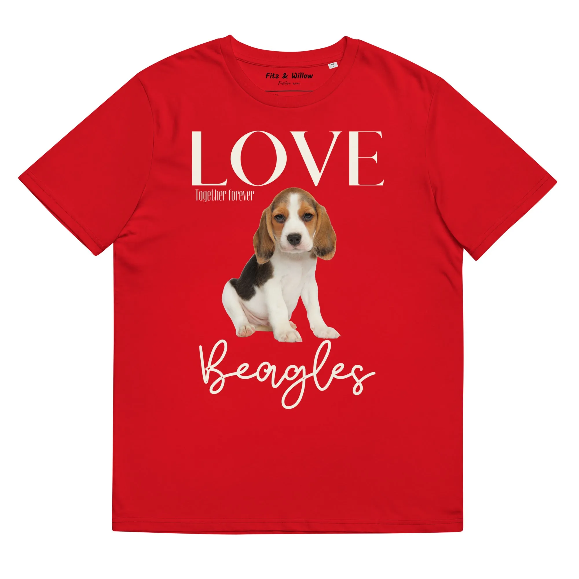 Puppy Beagle lovers, organic cotton t-shirt