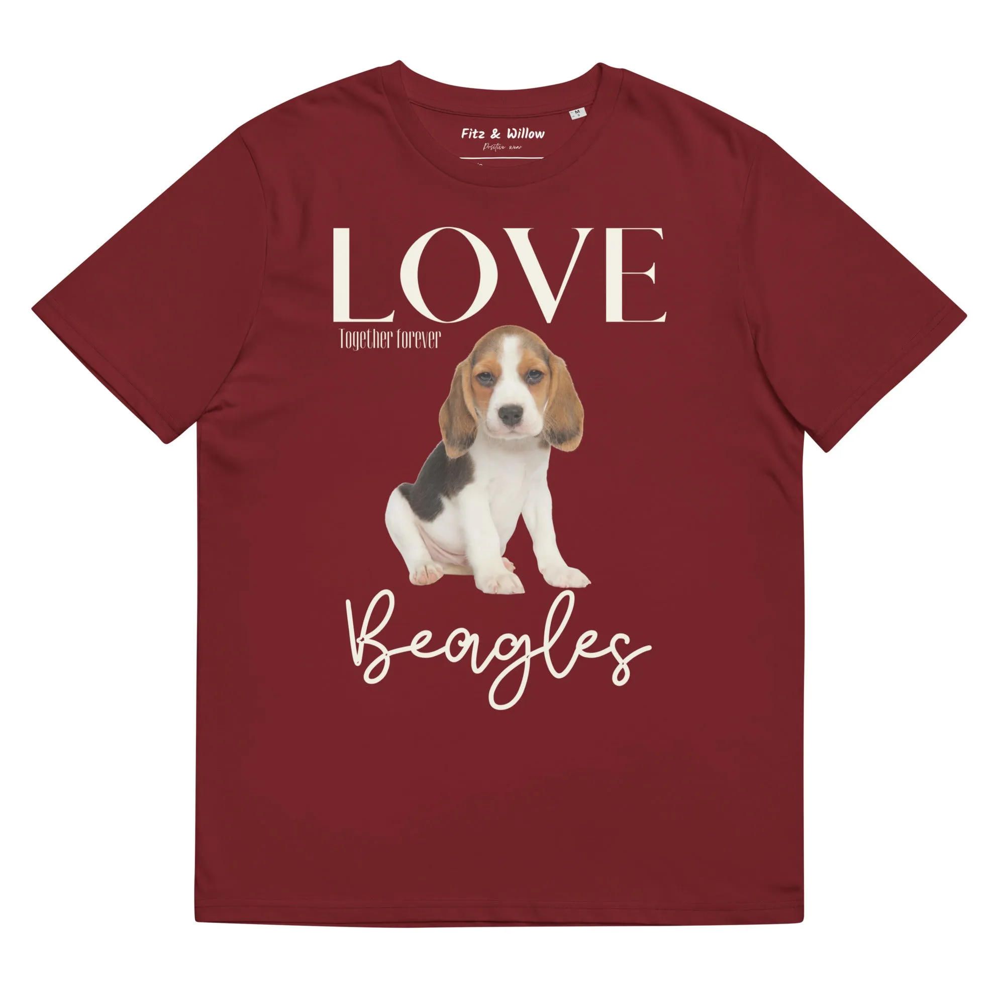 Puppy Beagle lovers, organic cotton t-shirt