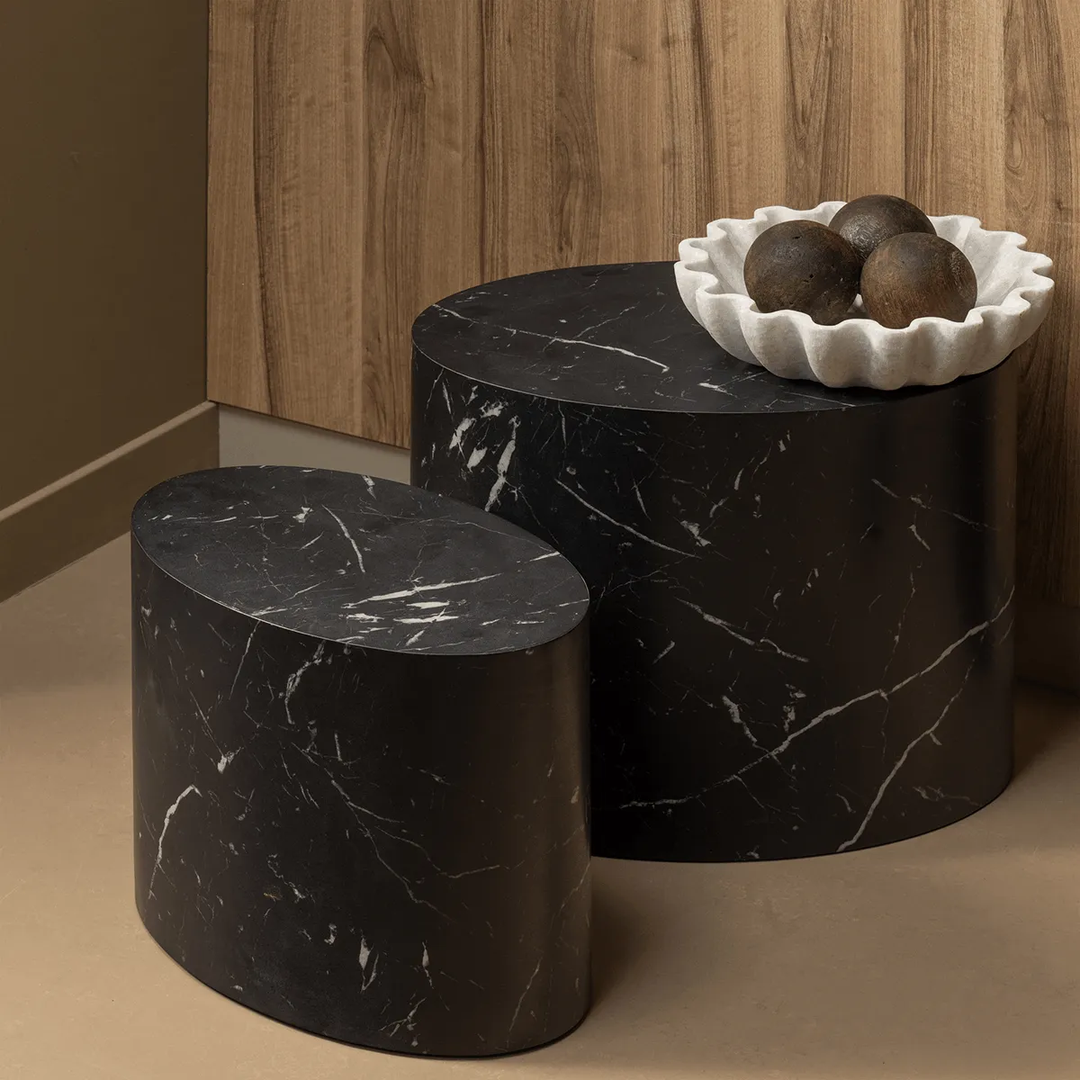 Quint Marble Look Side Table