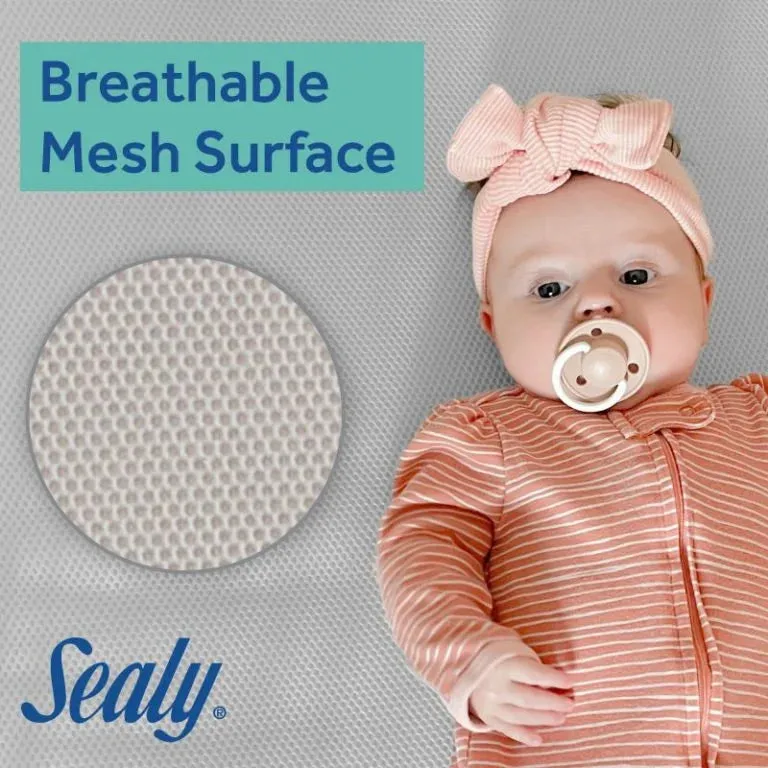 Sealy® Crib Mattress - Sealy® Airy Night Antimicrobial Diamond 2-Stage