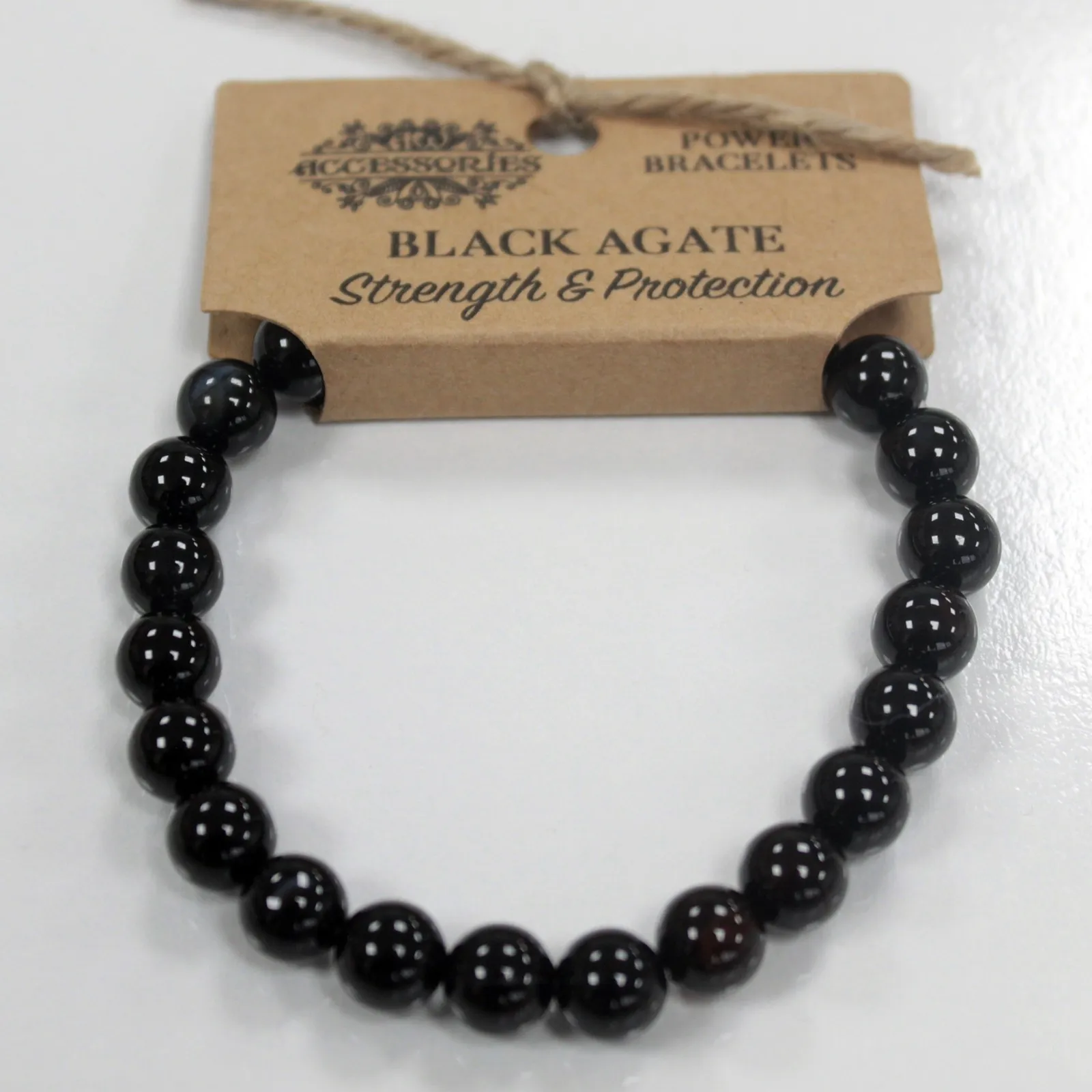 Shop the Powerful Black Agate Bracelet - Enhance Protection, Success, and Courage | Ancient Wisdom