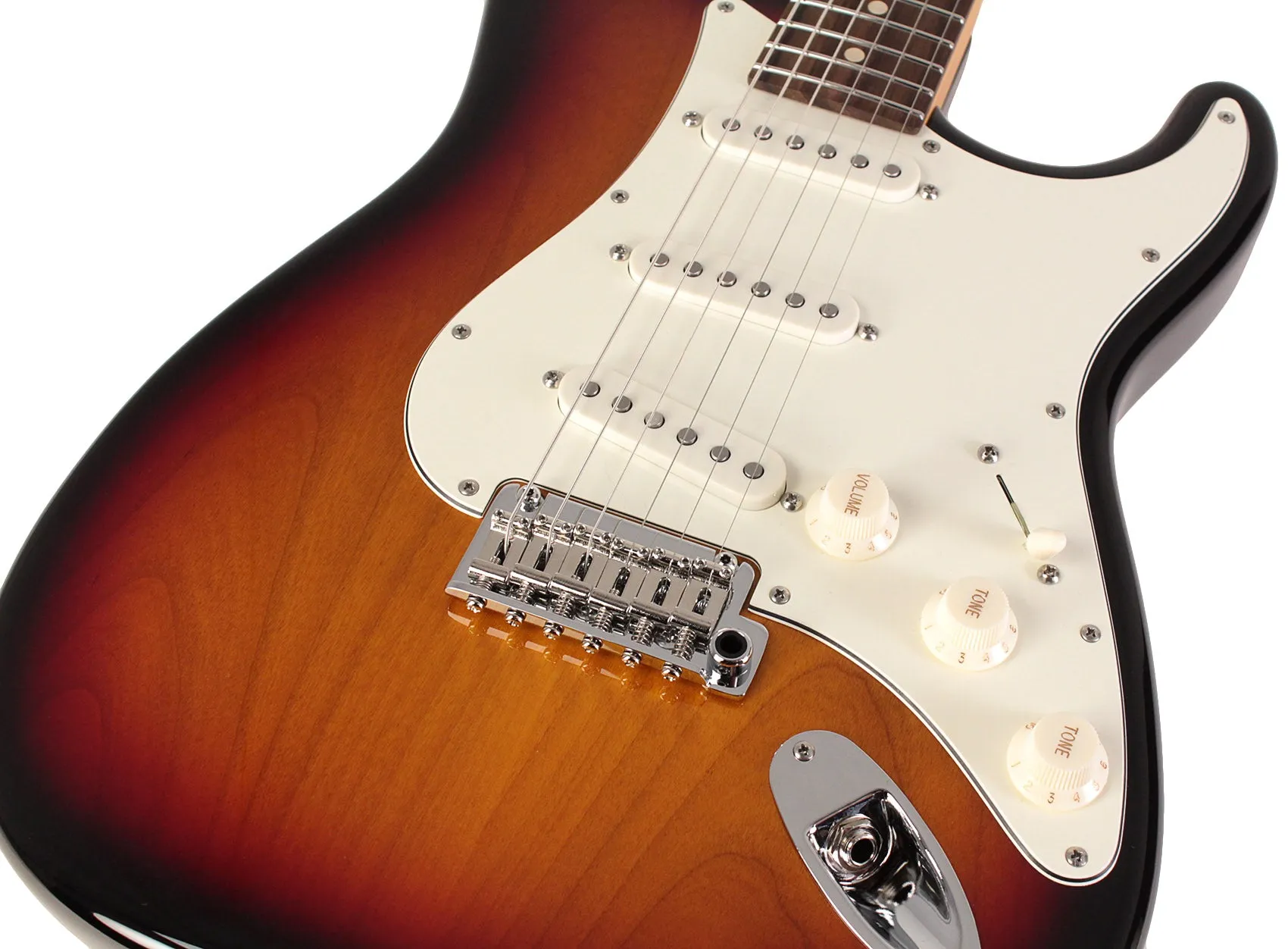 Suhr Classic S Guitar, 3 Tone Burst, Rosewood