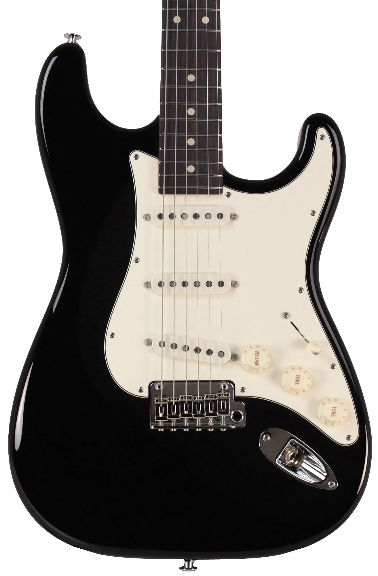 Suhr Classic S Guitar, Black, Rosewood