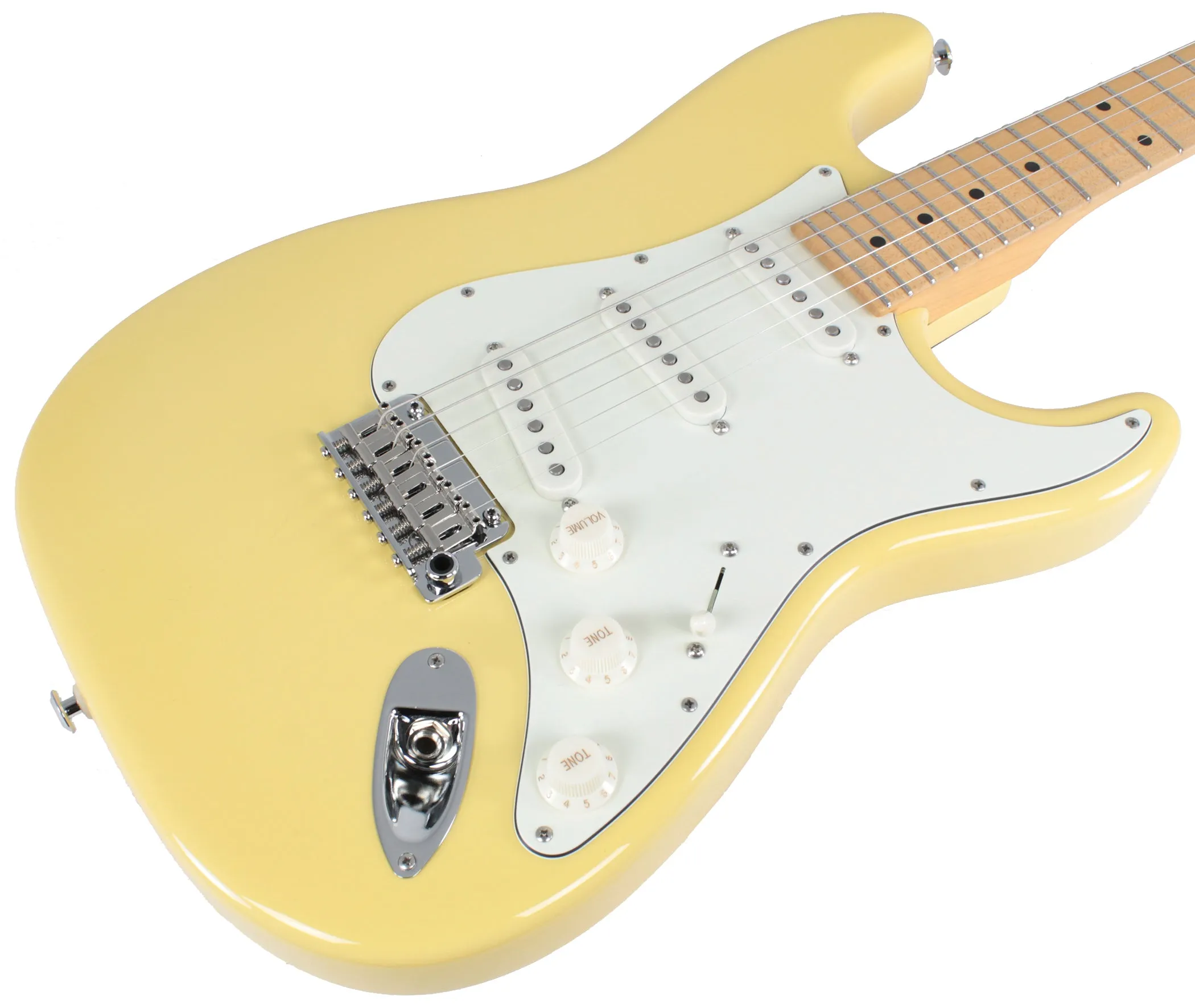 Suhr Classic S Guitar, Vintage Yellow, Maple