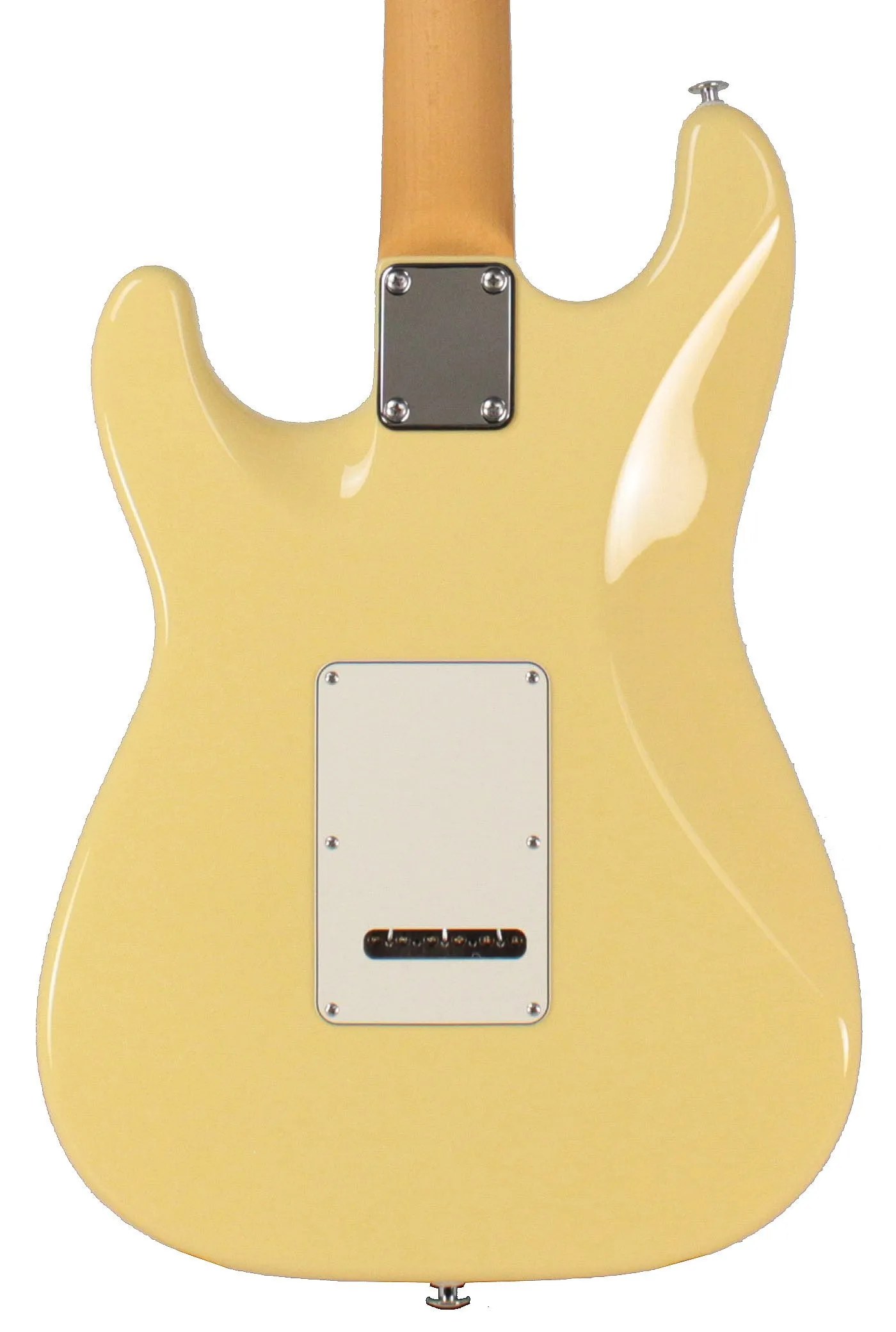 Suhr Classic S HSS Guitar, Vintage Yellow, Maple