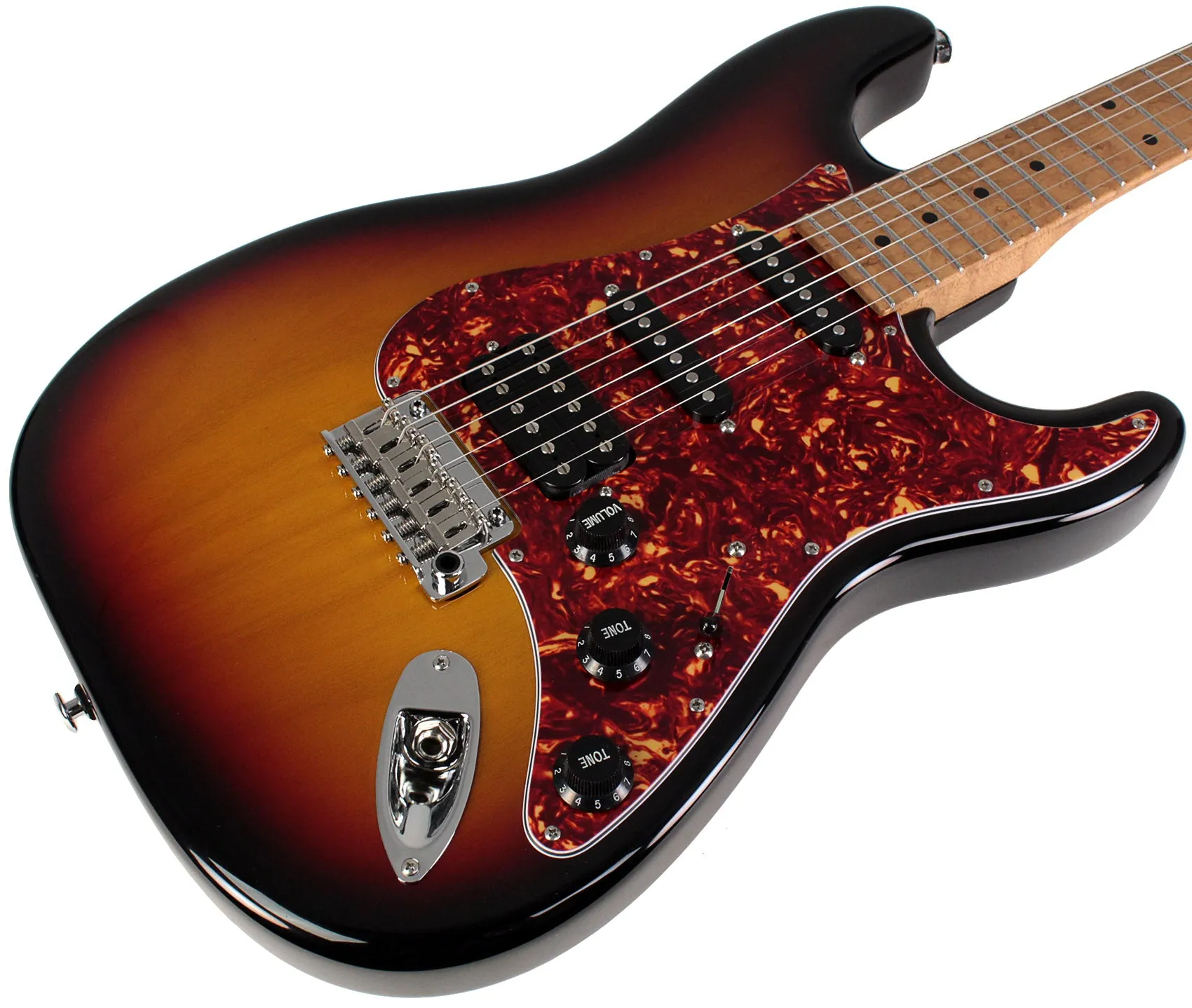 Suhr Limited Classic S Paulownia Guitar, 3-Tone Burst