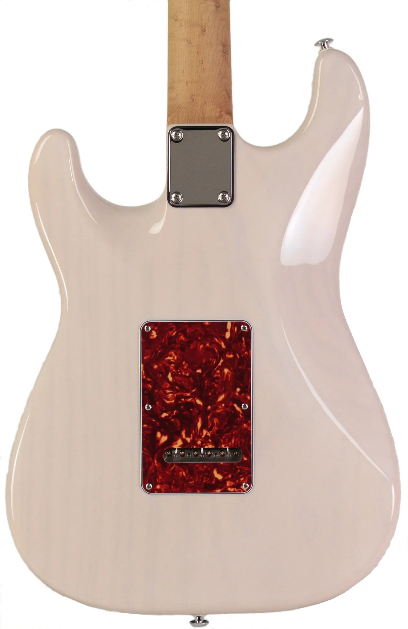 Suhr Limited Classic S Paulownia Guitar, Trans White