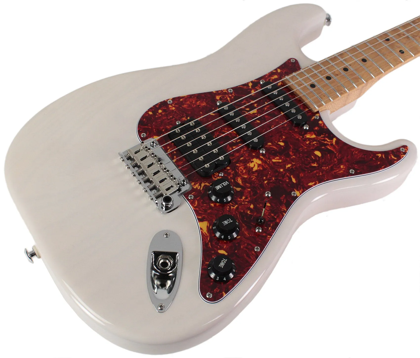 Suhr Limited Classic S Paulownia Guitar, Trans White