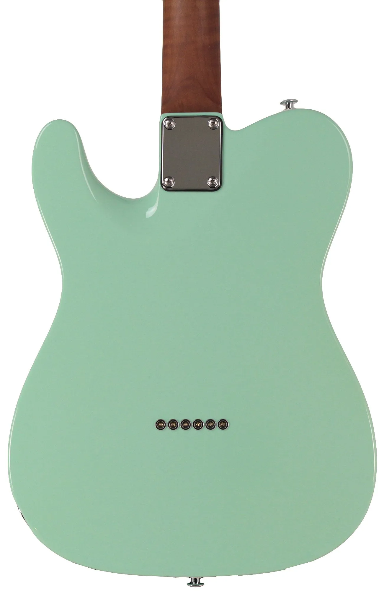 Suhr Select Classic T HS Roasted Body and Neck, Flamed, Rosewood, Surf Green