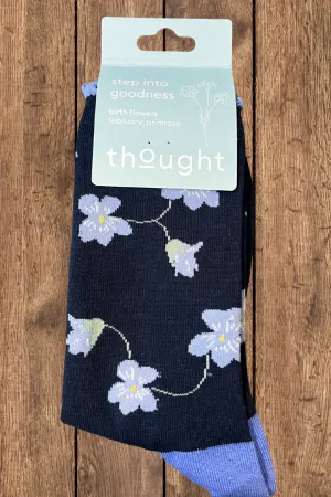 Thought Birth Flower Morning Glory Bamboo Socks