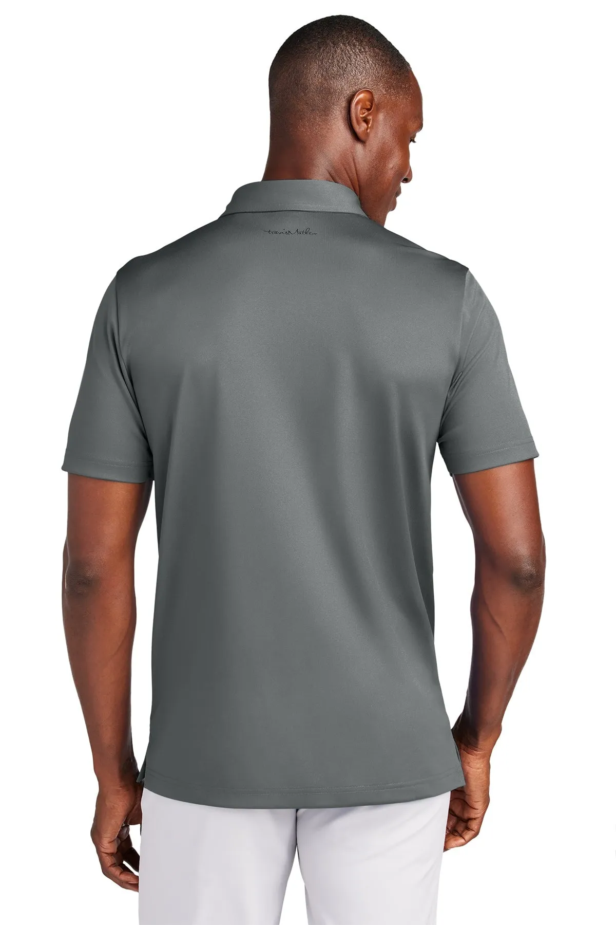 TravisMathew Cabana Solid Customized Polos, Stormy Grey