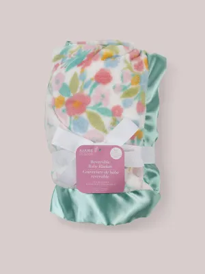 Ultra-Soft Thick Reversible Baby Blanket - Sweet Daisy