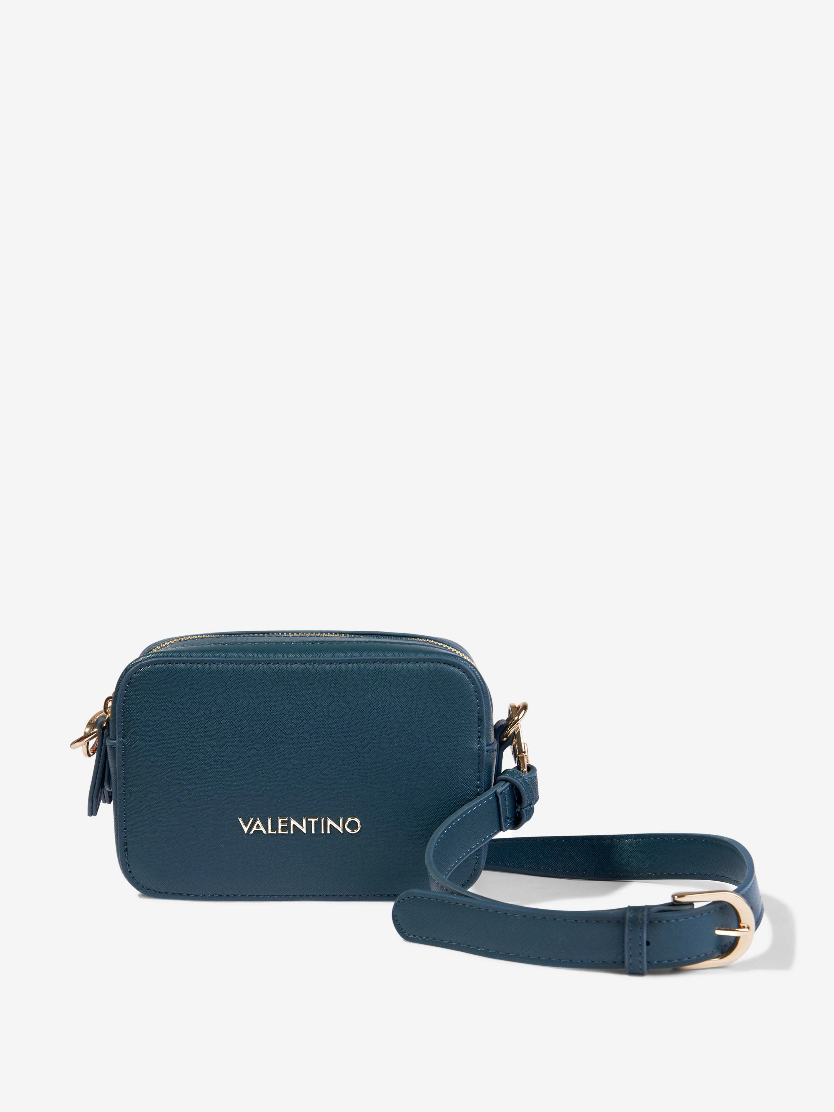 Valentino Girls Zero Re Crossbody Bag in Blue (18cm)