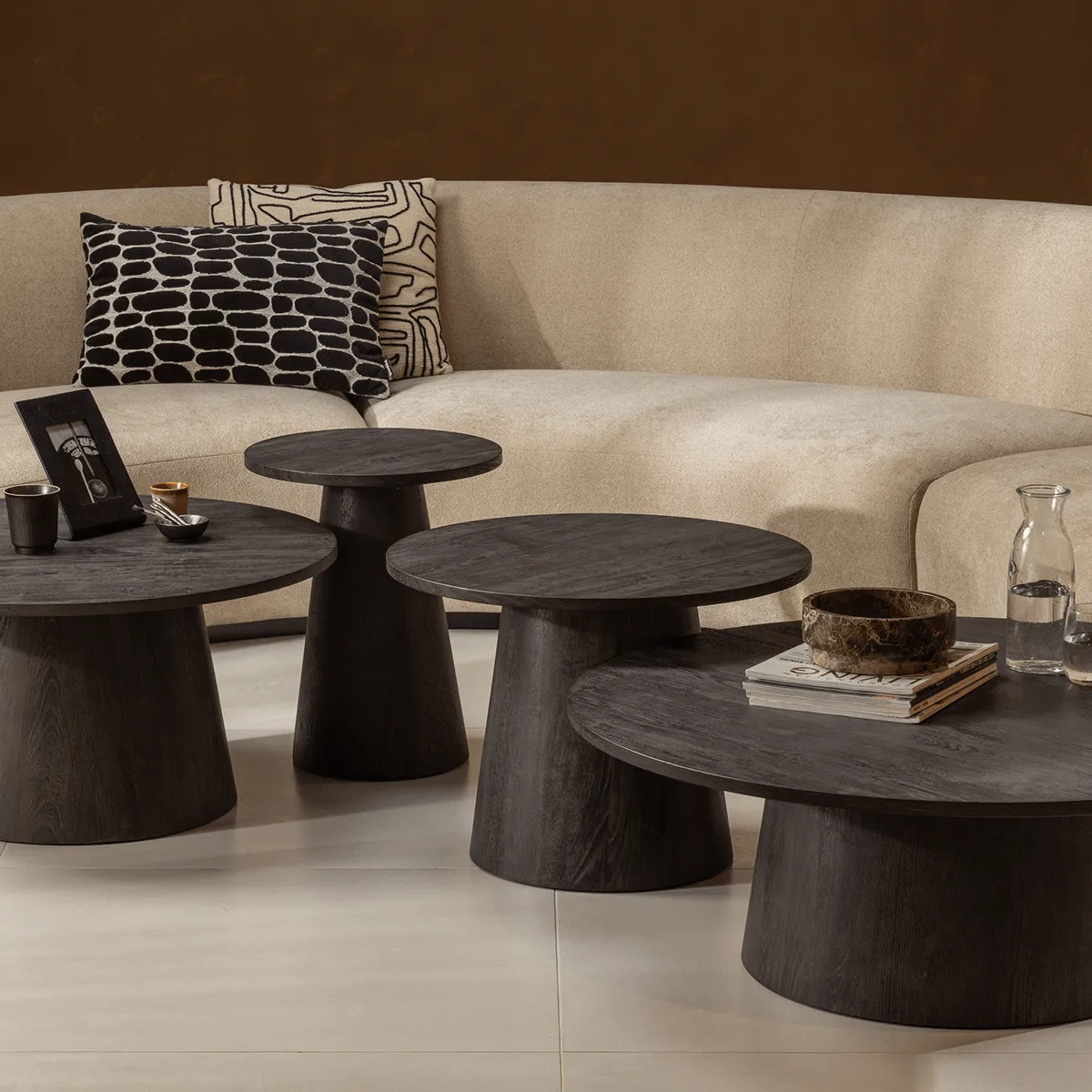 Vito Dark Brown Coffee Table